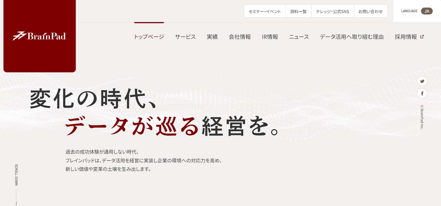 ブレインパッドについて