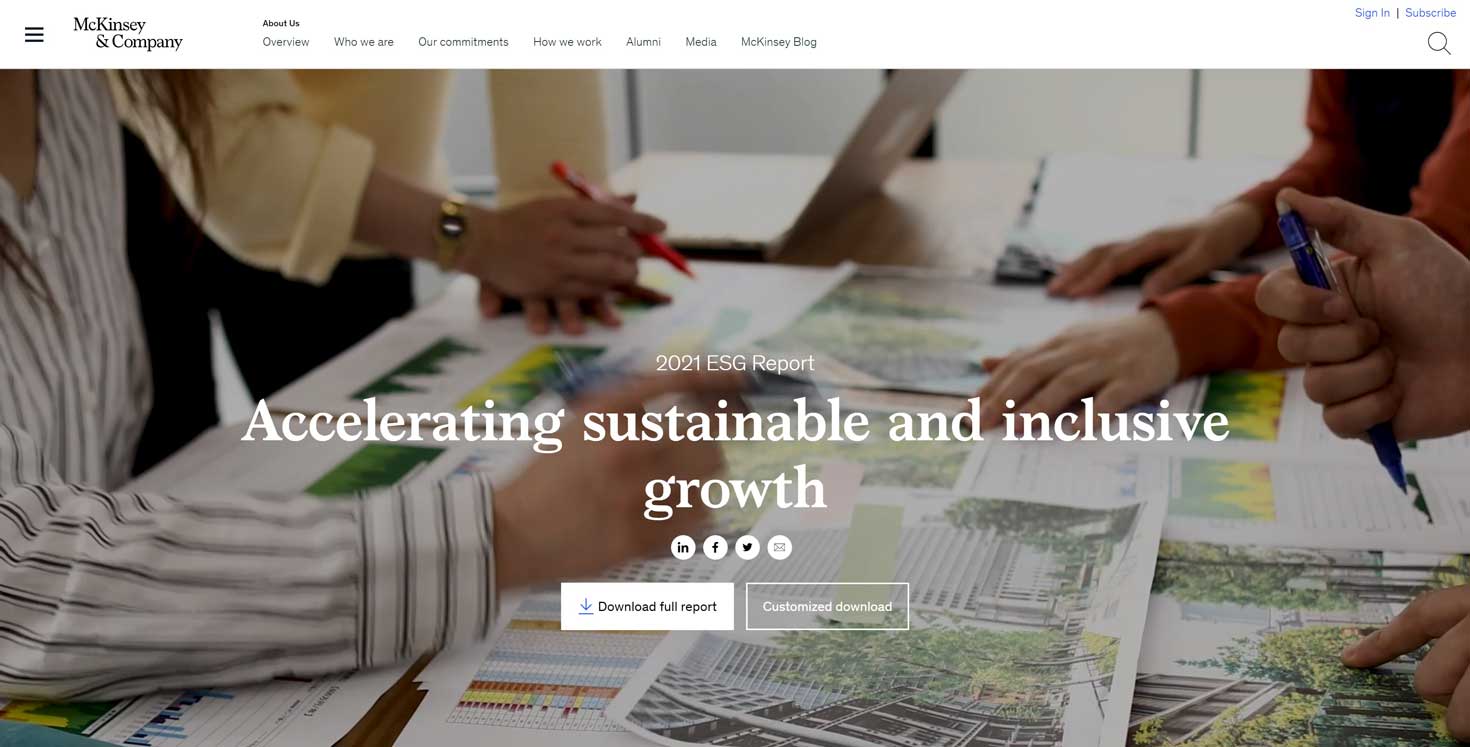 マッキンゼー・アンド・カンパニーのレポート